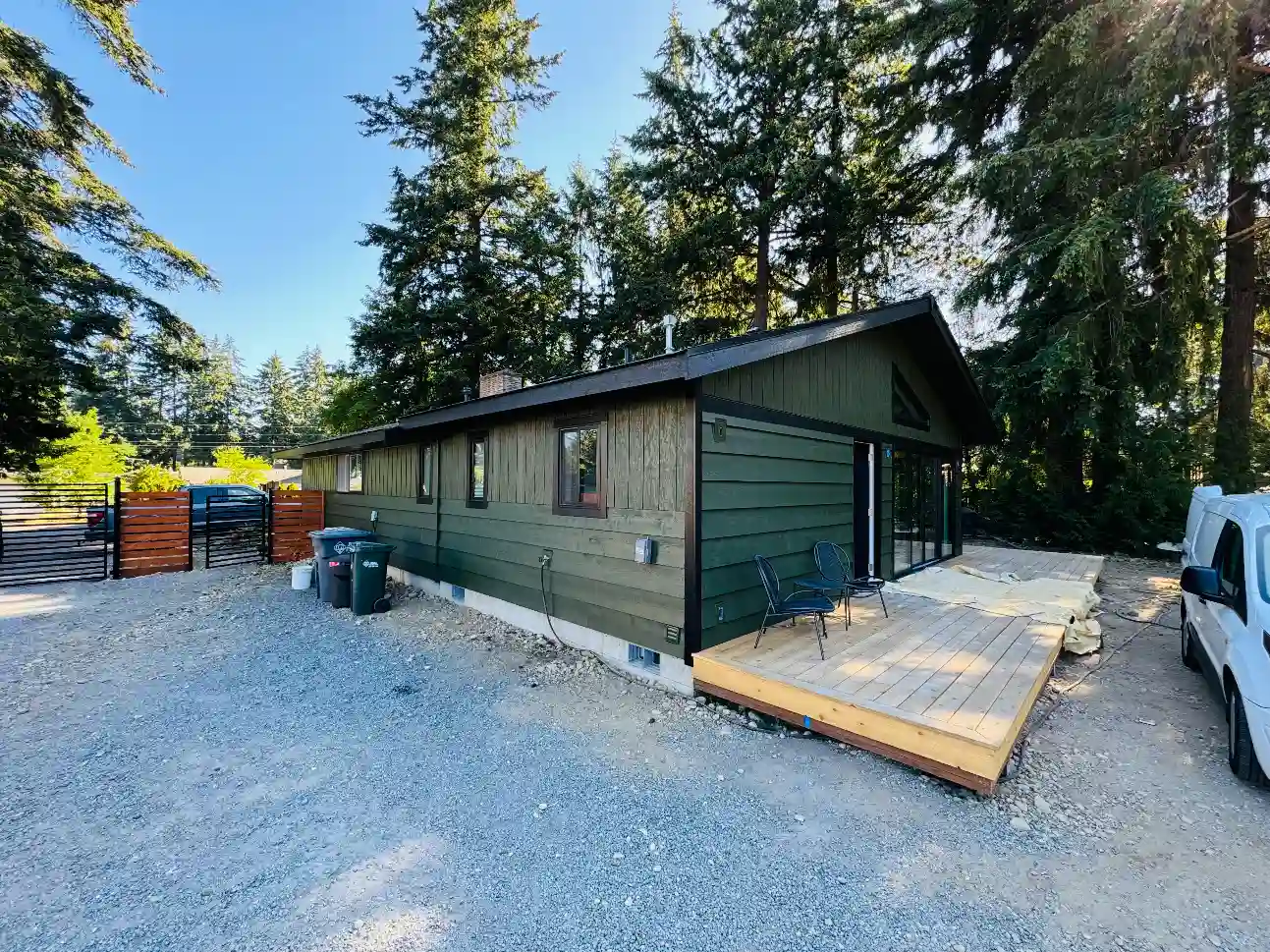 This image depicts a small, one story house KD Design General Contractor in Olympia Washington
